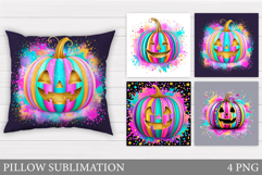 Halloween Pumpkin Pillow. Halloween Pillow Design Product Image 1