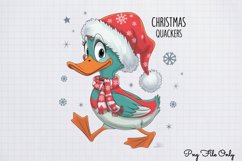 Funny Christmas Duck Sublimation Clipart Bundle PNG Product Image 5