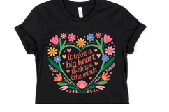 It takes a Big Heart to shape little minds svg | Shirt Svg Product Image 1