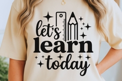 Let's Learn Today Svg, Back To School Svg, Kids Learning Svg Product Image 5