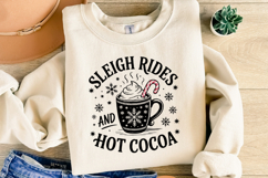 Sleigh rides and hot cocoa Svg | Christmas svg | Shirt Svg Product Image 4