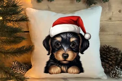 Christmas Peeking Dogs Clipart, Christmas PNG Product Image 4
