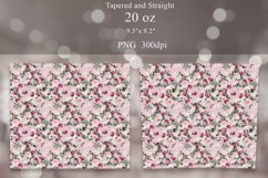 Floral Tumbler Sublimation Bundle | Roses Tumbler Wrap 20oz Product Image 5