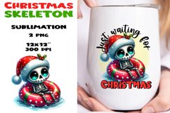 Christmas skeleton Sublimation BUNDLE PNG. Product Image 5