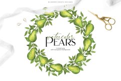 Watercolor Pears art set Product Image 4