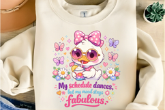 Fabulous Mood Duck Cute Kawaii Duck Quote Product Image 6
