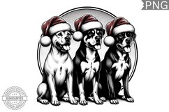 Christmas Dog Clipart - Christmas Sublimation PNG Design Product Image 1