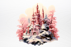 Vintage Pink Christmas Clipart Product Image 4