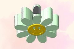 Daisy Smiley Straw Topper, STL File for 3d printing Product Image 4