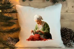 Festive Christmas Sewing Clipart , Christmas PNG Product Image 4