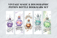 Holographic Potion Bottle Bookmark Set,Vintage Magic &amp; Witch Product Image 4