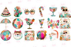 Hand-Drawn Christmas In July Clipart - Set Of 56 Png Bundle Product Image 3