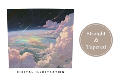 Cosmic Sky Tumbler Wrap, Space Tumbler Sublimation Product Image 4