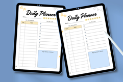 Cute Kawaii Daily Planner Template | Editable Canva Planner Product Image 4