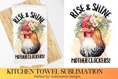Rise &amp; Shine, Farmhouse Kitchen Towel, Kitchen Towel Product Image 1