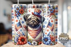 4th Of July Dog Tumbler Bundle - 24 Designs Product Image 5