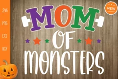 Mom Of Monsters Svg, Halloween Svg, Halloween Mom Svg Product Image 2