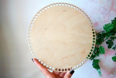 Basket base 10 inch 25 cm. digital file round craft supplies Product Image 4