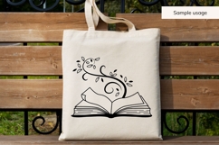 Book With Vines SVG Product Image 4