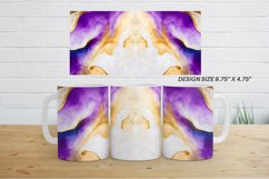 Watercolor Luxury White Purple Mug Wrap| Mug sublimation des Product Image 6