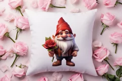 Cute Valentine Gnome Clipart, Gnome Clipart, Cute Gnome Product Image 4
