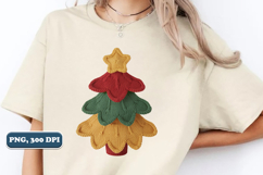 Crochet Yarn Christmas Tree PNG, Christmas tree PNG Product Image 3