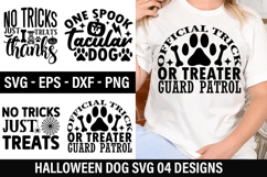 Halloween Dog SVG Design - Official trick or treater guard Product Image 1