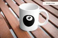 8 Ball SVG, Pool Ball SVG Product Image 4