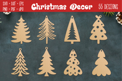 Christmas Decorations laser SVG PNG| 55 Designs Product Image 6