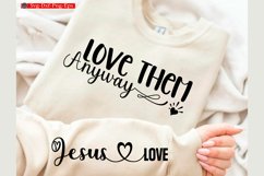 Valentine Sleeve SVG t-shirt Design Valentine Love Svg XOXO Product Image 1