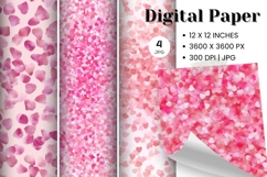 pink glitter Background Wallpaper Sparkles Digital Paper_123 Product Image 1
