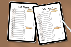 Pastel Cute Daily Planner Template | Editable Canva Planner Product Image 4
