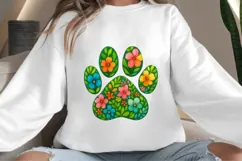 Paw Dog Print Sublimation PNG, Graphic Illustration Crafts Product Image 3
