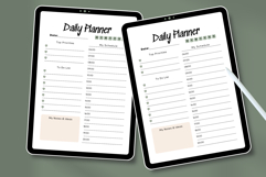 Functional Daily Planner Canva Template | Minimalist Product Product Image 4