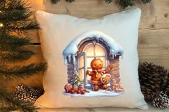 Christmas Santa House Clipart, Christmas PNG Product Image 4