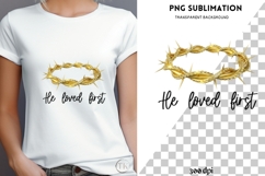 He loved first png design for T-shirts Product Image 4