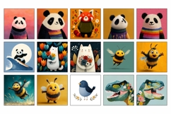 Cartoon Animals Pillow Designs, Kids Pillow Bundle Product Image 4