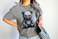 Scary Halloween Teddy Bear Tshirt Design Product Image 4