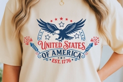 United States Of America Est. 1776 Svg, USA Eagle Svg. Product Image 5