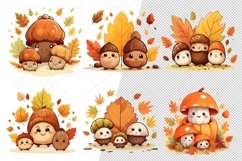 30 cute autumn Sticker, Clipart autumn Decor, PNG Product Image 4