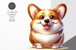 Dog clipart, Puppy clipart, Corgi Product Image 1