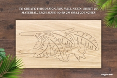 Wooden Plant Stake Laser Cut | Glowforge | SVG Product Image 3