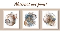 Abstract composition,set of 3 prints,Wall art printable Product Image 1