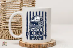Football Mom PNG, Distressed Helmet Game Day Sublimation Product Image 3