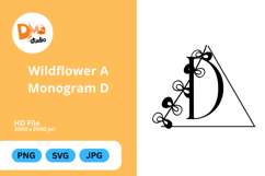 Wildflower Monogram Symbol Product Image 1