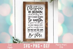 Memorial Christmas SVG, Christmas In Heaven SVG Product Image 1