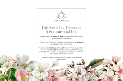 Watercolor Apple Blossoms Clipart Bundle Product Image 4