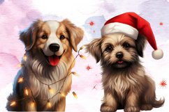Christmas Dog Sublimation Clipart, Christmas Dog Sublimation Product Image 5