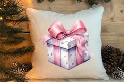 Pink Tis The Season Christmas Sublimation, Christmas Clipart Product Image 4