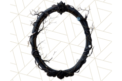Dark Enchanted Princesses, Gothic Fairy Tale Clipart PNG Product Image 4